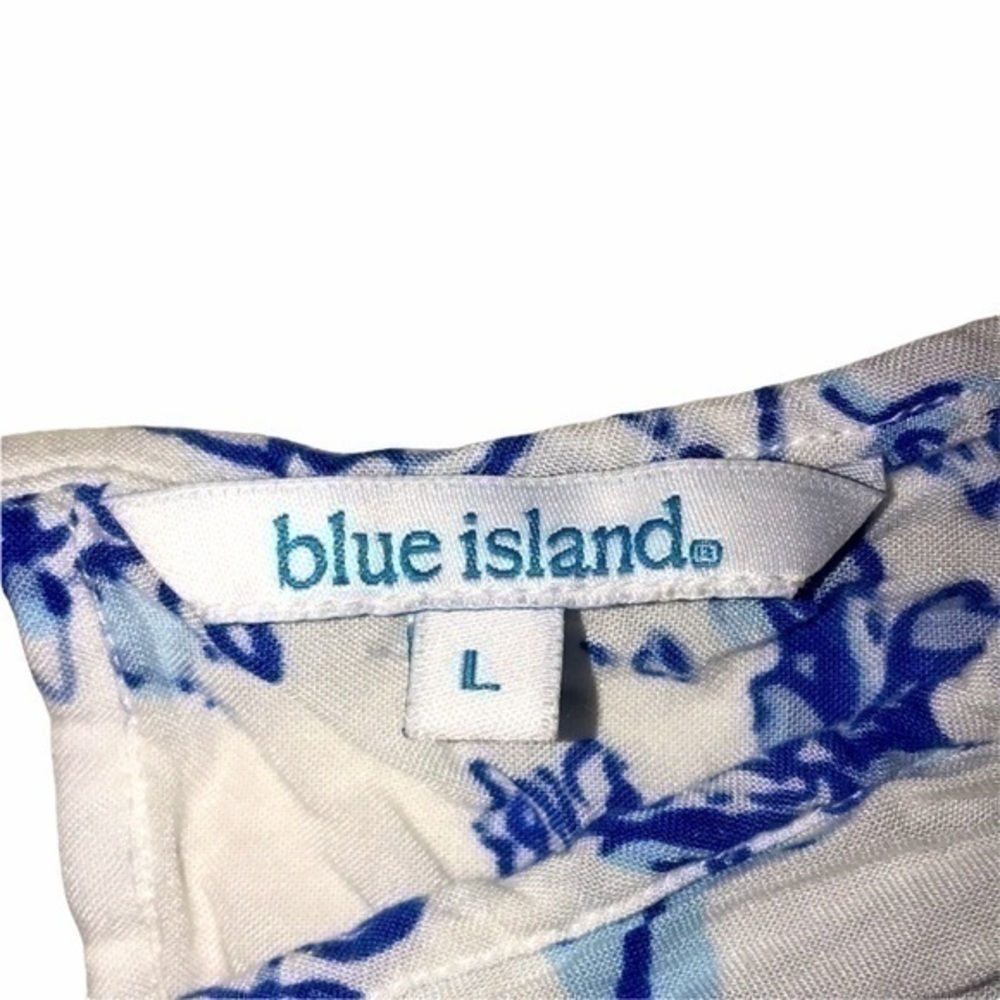 Blue Island Floral Blouse - Picture 3 of 8